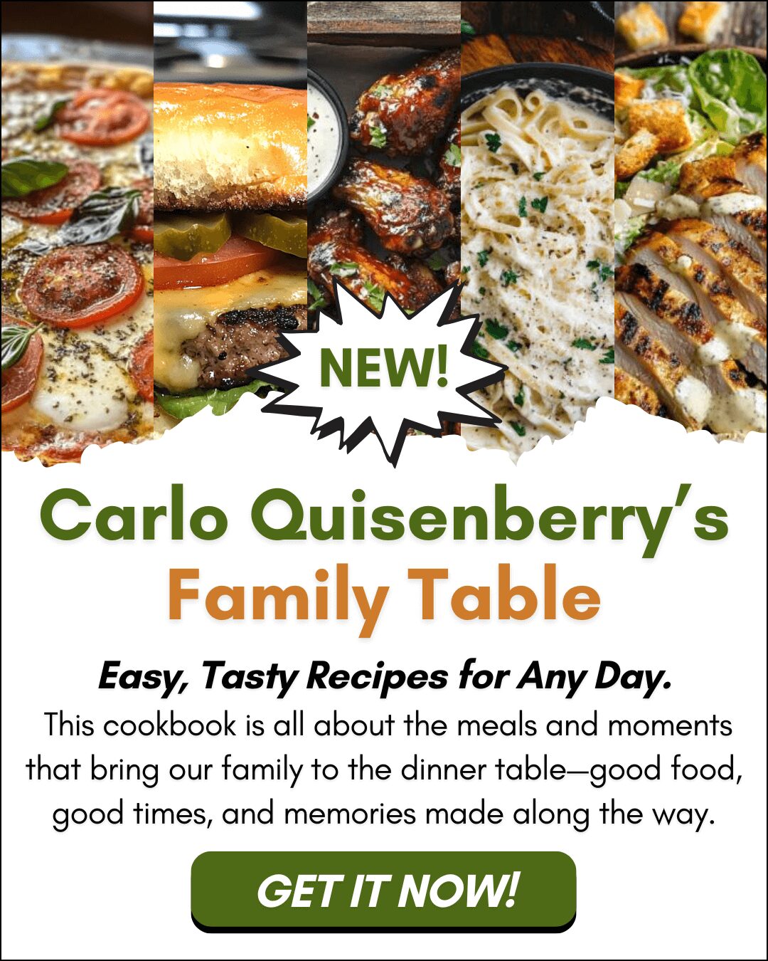 A New Cookbook from Carlo Quisenberry